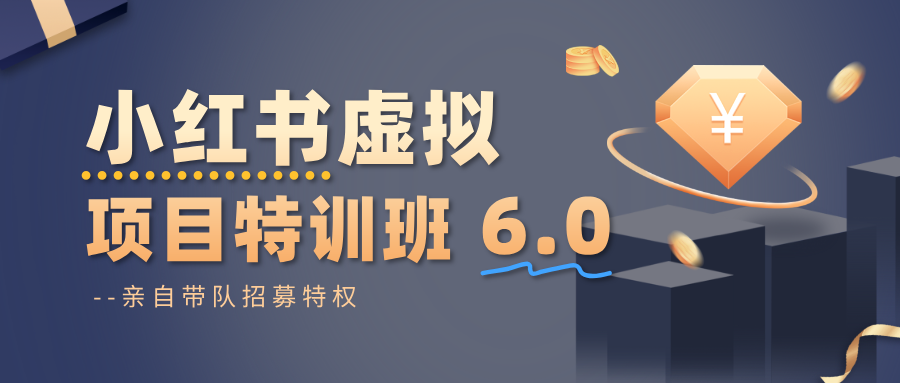 小红书虚拟项目特训班6.0 ,养号/选品/自动发货/爆款笔记(含40节视频课)-云极创投