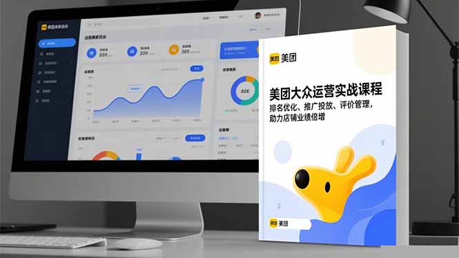 美团大众运营实战课程,排名优化、推广投放、评价管理,助力店铺业绩倍增-云极创投